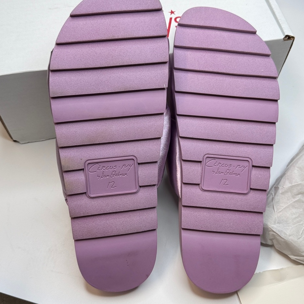 Circus NY by Sam Edelman Estelle Double Knotted Footbed Sandals- Orchid- Size 12 - Picture 8 of 13